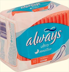 олвейз прокладки ультра сенсетив нормал n10 фото