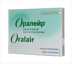 оралейр аллерген пыльцы луговых трав 100ир n3 плюс 300ир n28 таблетки для рассасывания начальный курс фото