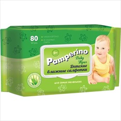 памперино салфетки влаж для дет n80 алоэ вера фото