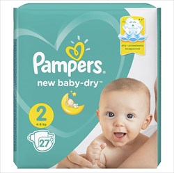 памперс нью бэби драй подгузники р 2 n27 4-8 кг фото