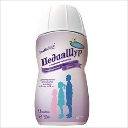 педиашур с пищевыми волокнами питание 1,5 ккал/мл 200 мл фото