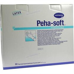 перчатки пеха-софт латексные без пудры р s n50 пар фото