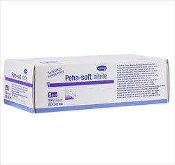 перчатки peha-soft р s n2 нитрил б/пудры фото