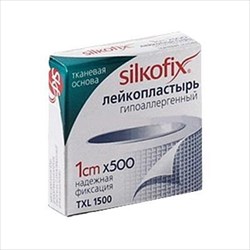 пластырь силкофикс 1*500 см тканевый фото