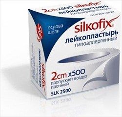 пластырь силкофикс 2*500 см шелковый фото