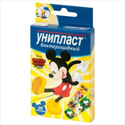 пластырь для детей унипласт микки маус n20 фото