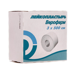 пластырь катушка верофарм 3смx500см уп карт фото