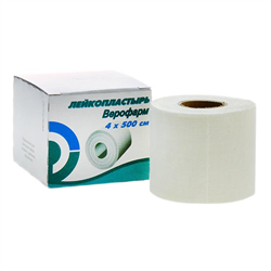 пластырь катушка верофарм 4смx500см уп карт фото