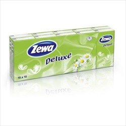 зева делюкс платки носовые 10шт n10 3-х слойн ромашка фото