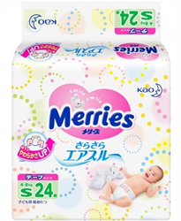 меррис подгузники р s n24 4-8 кг фото