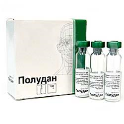 полудан лиофилизат для инъекций 100 ед n1 фл фото