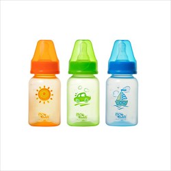 пома бутылка с соской силик 140мл 0 плюс мес цветная фото