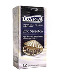 презервативы контекс экстра сенсейшн с точками и кольцами n12 фото