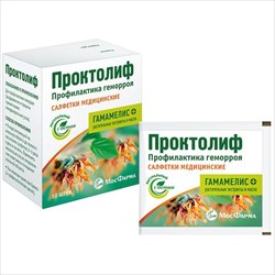 проктолиф салфетки медицинские n10 фото