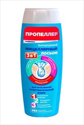 пропеллер антиугревой мицел.лосьон 3в1 д/чувств.кожи 100мл фото