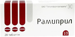 рамиприл таб 10мг n28 фото