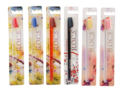 рокс зубная щётка классическая средняя фото