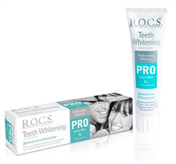 рокс про зубная паста деликатное отбеливание сладкая мята 135 г фото