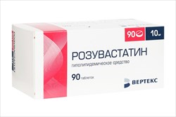 розувастатин-вертекс таб ппо 10мг n90 фото