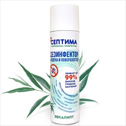 септима дезинфектор воздуха и поверхностей эвкалипт 250 мл фото