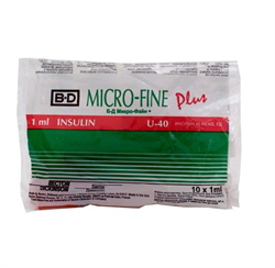 шприц инсулиновый u-40 игла 29g*12,7 мм 1 мл n10 фото