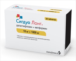 сигдуо лонг таб ппо с модиф высвоб 10мг плюс 1000мг n30 фото