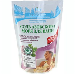 фитокосметик санаторий дома соль для ванн морская 530г азовская успокаив фото