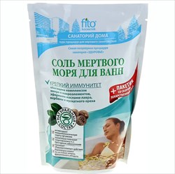 фитокосметик санаторий дома соль для ванн мертвого моря 530г для укрепл иммунитета фото