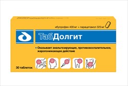 табдолгит таб ппо 400мг плюс 325мг n30 фото