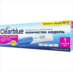 тест на беременность клиаблу цифровой с индикатором срока беременености фото