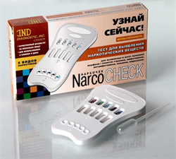 тест на наркотики наркочек мультипанель-5 (марихуана, амфетамин, опиаты, метамфетамин, кокаин в моче) фото