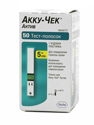 тест-полоски для глюкометра акку-чек актив n50 фото