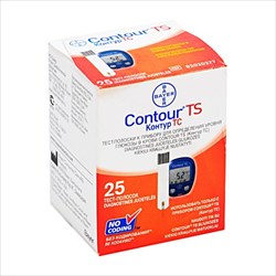 тест-полоски к глюкометру контур тс n25 фото
