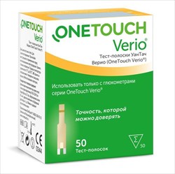 тест-полоски one touch verio n50 фото