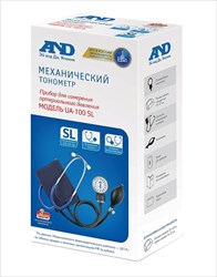 тонометр анд ua-100 sl механический с фонендоскопом манжет 23-37см фото
