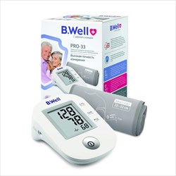 тонометр автомат b well pro-33 р m-l манжета плюс адаптер фото