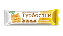 турбослим батончик 50г ванильное печенье фото