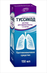 туссикод р-р для внутр примен 1,5мг/мл 150мл фото