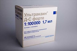 ультракаин д-с форте р-р для ин 1,7 мл n100 картридж фото