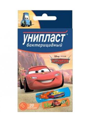 пластырь унипласт набор детский тачки n20 бактерицидный фото