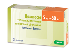 вамлосет 5 мг плюс 80 мг n28 табл фото