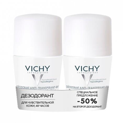 виши дезодорант 48 часов для чувствительной кожи 50 мл n2 фото