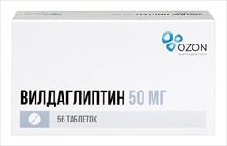 вилдаглиптин таб 50мг n56 фото