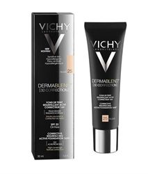 виши дермабленд 3d крем тональный 30мл тон 25 для проблемной кожи фото