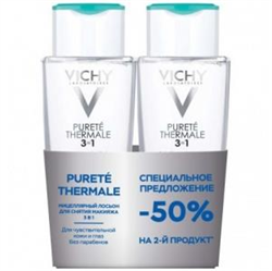 виши пюрте термаль лосьон мицеллярный для снятия макияжа с лица и глаз 200 мл n2 флакона фото