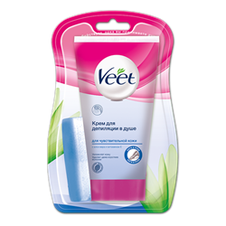вит крем для депиляции в душе для чувствительной кожи 150 мл фото