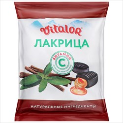 виталор карамель леденц 60г вит с и лакрица фото