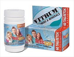 витрум тинейджер n60 таблетки жевательные фото