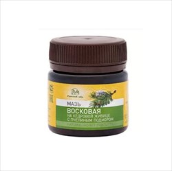 восковая мазь на кедровой живице с пчелиным подмором 50 г фото