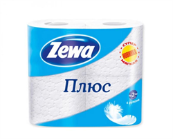 зева плюс бумага туал n4 2-х слойн белая фото